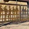 Custom Gates made with Corten Steel.  