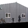 Silhouettes attached to Pole Barn in Washington State.
