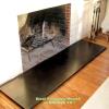 Steel Fireplace Hearth using Bronze F/X.